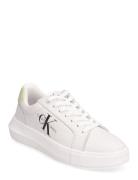 Chunky Cupsole Mono Lth Wn Lave Sneakers White Calvin Klein