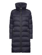 Over -Collar Down Coat Fôret Kåpe Navy Lauren Ralph Lauren