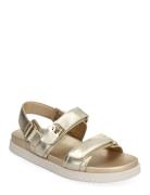 Mona Sandal Flate Sandaler Gold Steve Madden