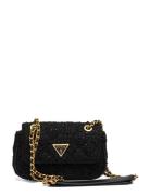 Giully Mini Cnvrtble Xbdy Flap Bags Crossbody Bags Black GUESS