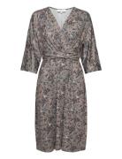 Dress Knelang Kjole Multi/patterned Rosemunde