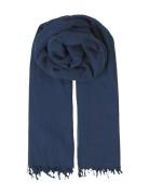 Solid Ilona Scarf Accessories Scarves Lightweight Scarves Navy Becksön...