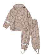 Rain Suit Outerwear Rainwear Rainwear Sets Beige Sofie Schnoor Baby An...