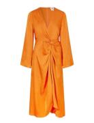 Noma Dress Knelang Kjole Orange Second Female