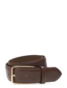 Leather Belt Belte Brown GANT