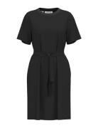 Slfessential Ss Short Tee Dress Kort Kjole Black Selected Femme