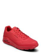 Mens Uno - Stand On Air Lave Sneakers Red Skechers