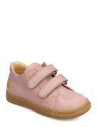 Shoes - Flat - With Velcro Lave Sneakers Pink ANGULUS