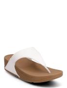 Lulu Leather Toepost Flate Sandaler White FitFlop