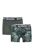 Core Boxer 2P Night & Underwear Underwear Underpants Green Björn Borg