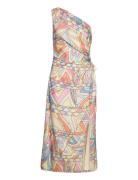 Ellie Dress Knelang Kjole Multi/patterned Malina