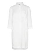 Fqlaluna-Dress Knelang Kjole White FREE/QUENT