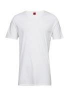 Jbs T-Shirt V-Neck Tops T-shirts Short-sleeved White JBS