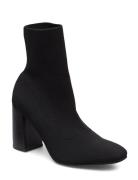 Biaellie Knit Boot Shoes Boots Ankle Boots Ankle Boots With Heel Black...