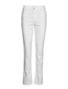 724 High Rise Straight Western Bottoms Jeans Straight-regular White LE...