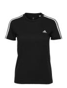 W 3S T Sport T-shirts & Tops Short-sleeved Black Adidas Sportswear