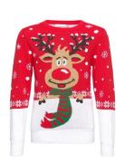 Rudolph's Christmas Jumper Tops Knitwear Pullovers Multi/patterned Chr...