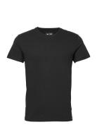 Twin Pack Crew Tops T-shirts Short-sleeved Black Lee Jeans