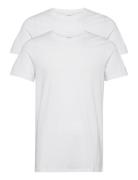 Rt Organic Cotton 2-Pack Tee Tops T-shirts Short-sleeved White Resterö...
