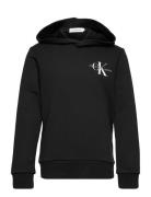 Small Monogram Hoodie Tops Sweat-shirts & Hoodies Hoodies Black Calvin...