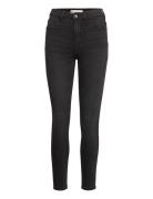 Molly High Waist Jeans Bottoms Jeans Skinny Black Gina Tricot