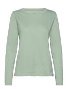Organic Jersey Tenna Tee Fav Tops T-shirts & Tops Long-sleeved Green M...