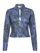 Shirt Ls Tops Shirts Long-sleeved Multi/patterned Barbara Kristofferse...