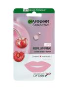 Skin Active Lips Replumping 15Min Cherry Sheet Mask Leppebehandling Nu...