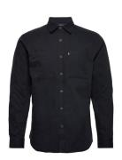 Ralph Organic Cotton Canvas Shirt Tops Shirts Casual Black Lexington C...