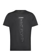 Agr Shirt Tops T-shirts Short-sleeved Black Adidas Terrex