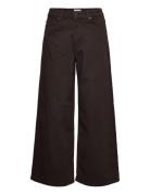Abby Ankle Bottoms Jeans Wide Black FIVEUNITS