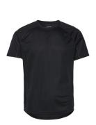 Men Sports S/S T-Shirt Sport T-shirts Short-sleeved Black ZEBDIA