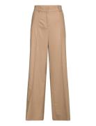 Contour Elastic Waist Pants Bottoms Trousers Wide Leg Beige A Part Of ...