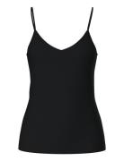 Pcsirene Singlet Jrs Noos Tops T-shirts & Tops Sleeveless Black Pieces