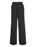 Recycled Cdc Wide Leg Pant Bottoms Trousers Suitpants Black Calvin Kle...