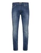 Superflex Jeans Mid Nigth Blue - Ta Bottoms Jeans Slim Blue Lindbergh