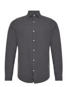 Studios Casual Linen L/S Shirt Tops Shirts Casual Grey Superdry