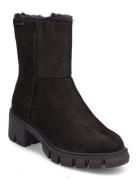 Women Boots Shoes Boots Ankle Boots Ankle Boots Flat Heel Black Tamari...