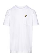 Pocket Tee Tops T-shirts Short-sleeved White Lyle & Scott Junior