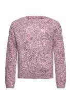 Nlfnips Ls Short Knit Tops Knitwear Pullovers Pink LMTD