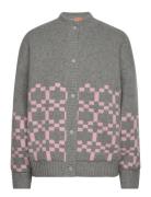 Tino, 1860 Padded Dry Heavy Knit Tops Knitwear Cardigans Grey STINE GO...