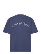 Always Good News T-Shirt Designers T-shirts Short-sleeved Navy Pas De ...