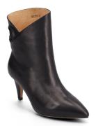 Boot Leather Shoes Boots Ankle Boots Ankle Boots With Heel Black Sofie...