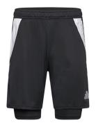 Tiro24 Training 2 In 1 Short Sport Shorts Sport Shorts Black Adidas Pe...