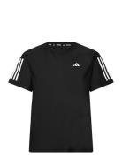 Own The Run T-Shirt Sport T-shirts & Tops Short-sleeved Black Adidas P...