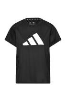Tr-Es Logo T Sport T-shirts & Tops Short-sleeved Black Adidas Performa...