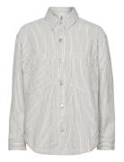 Onlmerle L/S Stripe Shirt Cc Pnt Tops Shirts Long-sleeved White ONLY