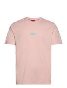 Dindion Designers T-shirts Short-sleeved Pink HUGO