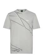 Tee 10 Sport T-shirts Short-sleeved Grey BOSS
