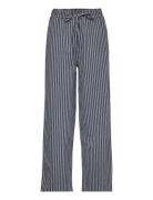 Moon Pants Stripe Hw Bottoms Trousers Straight Leg Black Moshi Moshi M...